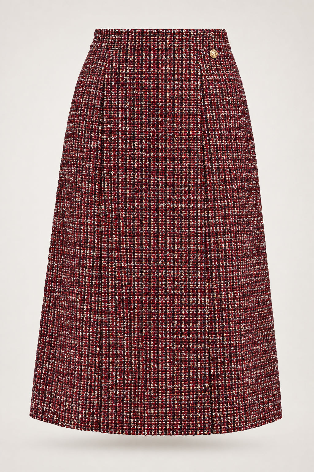 Chanel $1999 Nwt Prefall 2012 Paris Bombay Gripoix Tweed Skirt 40 38