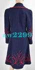CHANEL 97A MOST WANTED CC LOGO EMBROIDERED COAT FR 40 38 COLLECTOR'S ITEM MINT