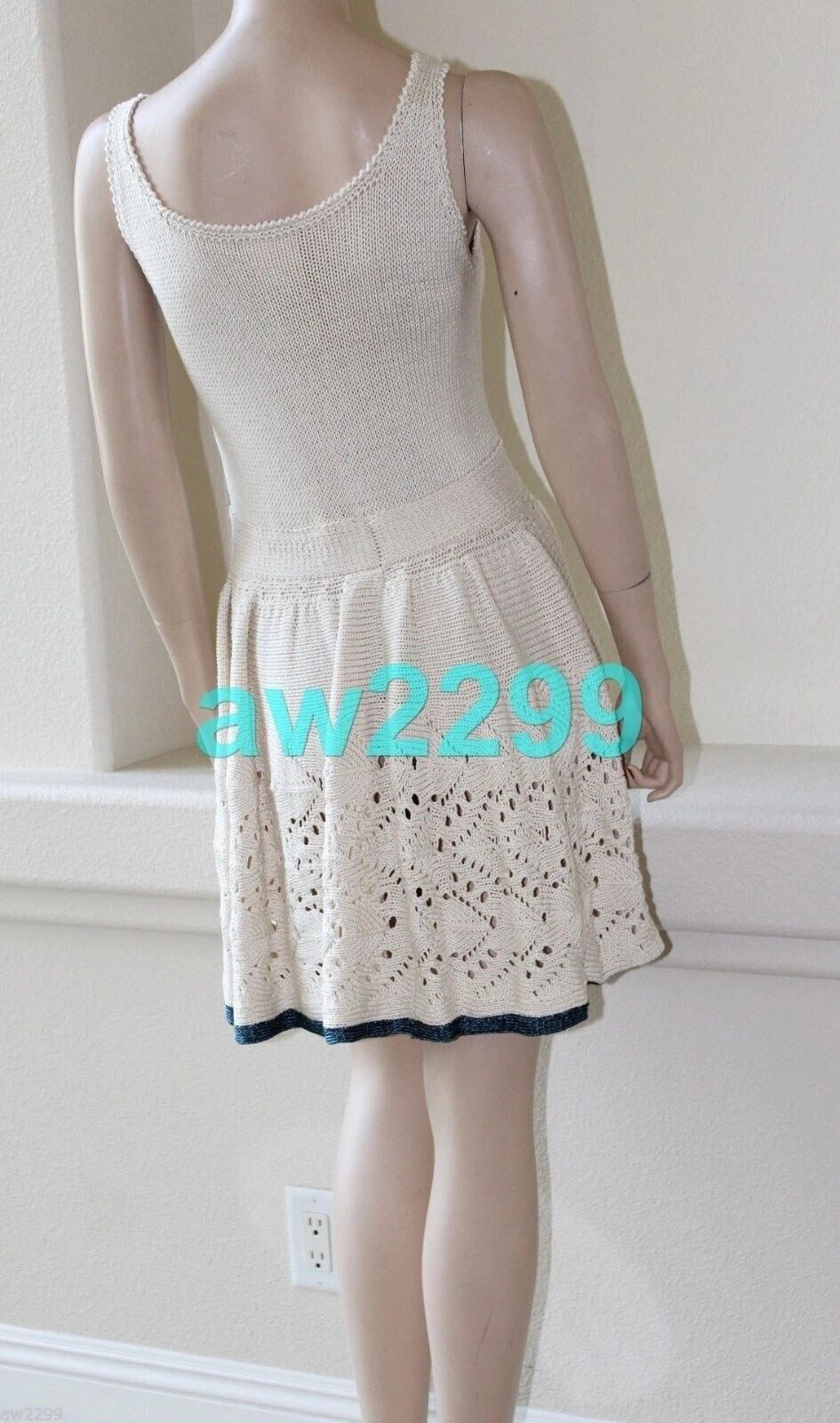 Chanel Rare 10P 2010 Most Wanted Runway Dress Mint 42 Beige