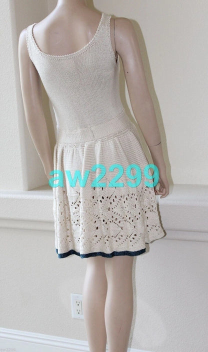 Chanel Rare 10P 2010 Most Wanted Runway Dress Mint 42 Beige