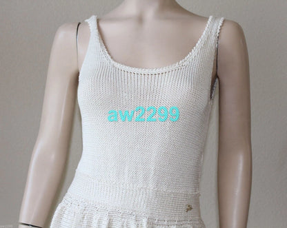 Chanel Rare 10P 2010 Most Wanted Runway Dress Mint 42 Beige