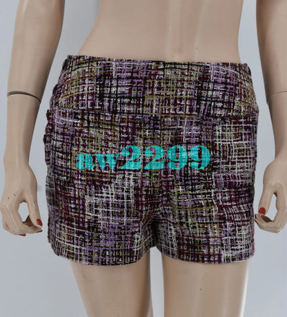 CHANEL 98P Vintage Most Wanted Runway 2PC Tweed Shorts & Jacket set 40 38
