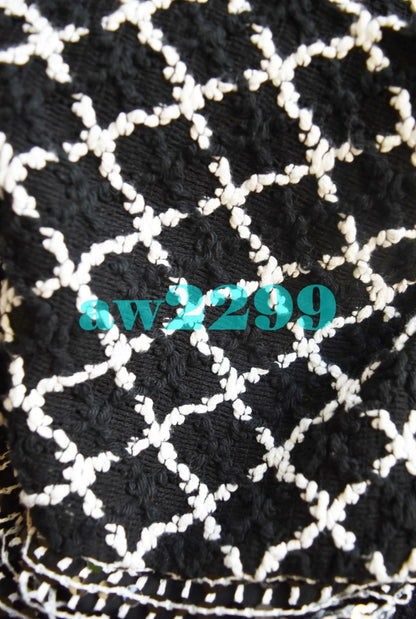 CHANEL 09P SEQUINS RUNWAY TWEED DRESS 38 NEW