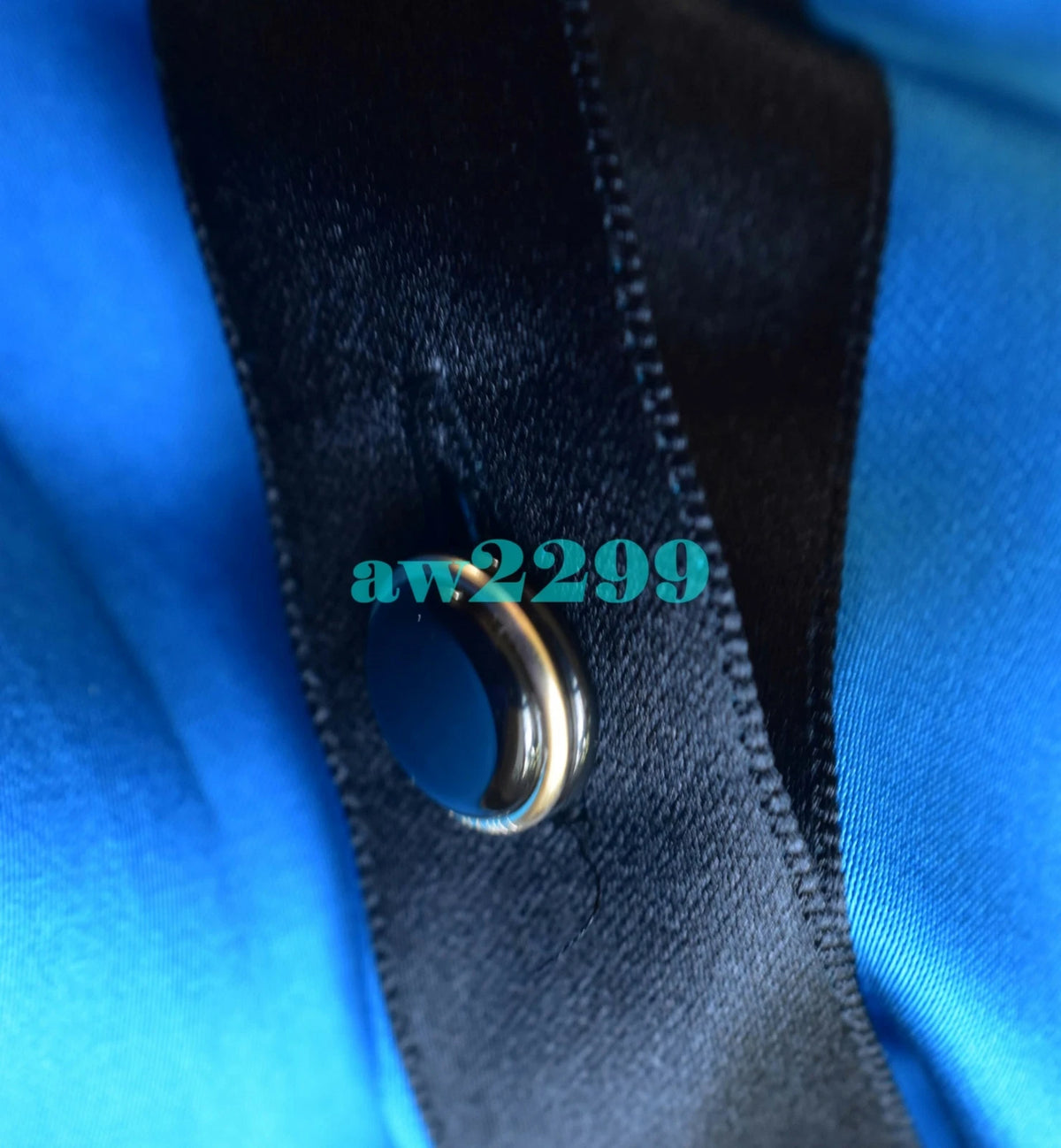 CHANEL 07A MOST WANTED DRESS 38 BLUE & BLACK NEW