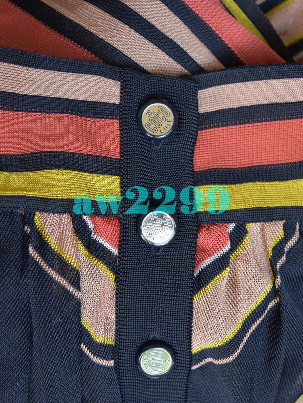 Chanel 08C 2008 Runway Maxi Striped Dress Hard To Find Fr 36 38 Multi New