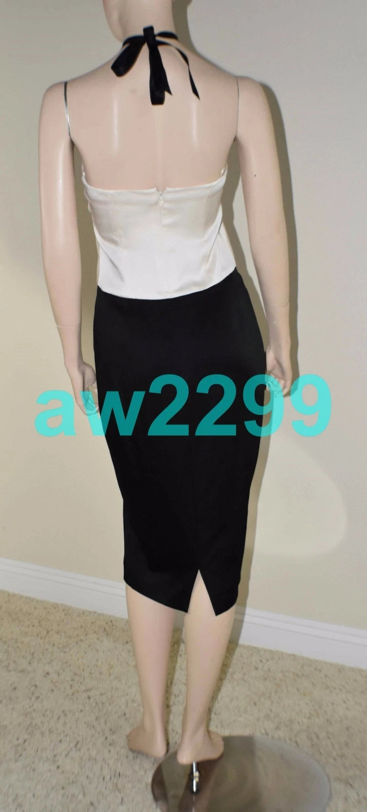 CHANEL MOST WANTED COLOR BLOCK HALTER DRESS 36 CC LOGO NWT