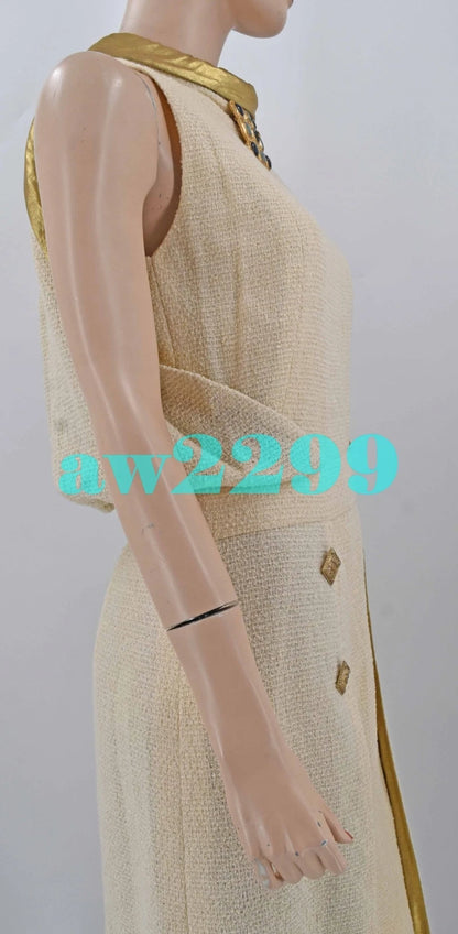Chanel Pre‑Fall 2011 Paris Byzance Runway Tweed Dress Fr 38 36