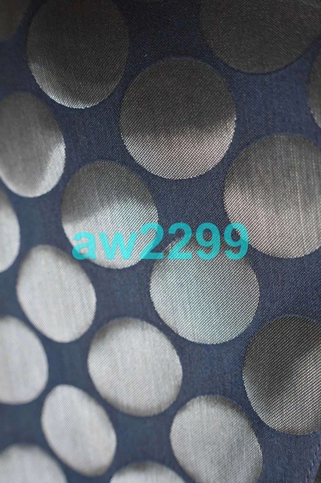 Chanel 14P $5850 Nwt Authentic Most Wanted 2014 Polka Dot Dress 36 Cc Logo Navy