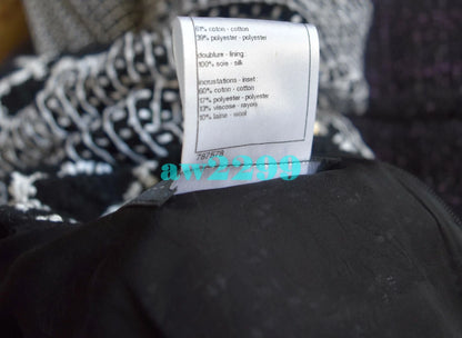 CHANEL 09P SEQUINS RUNWAY TWEED DRESS 38 NEW