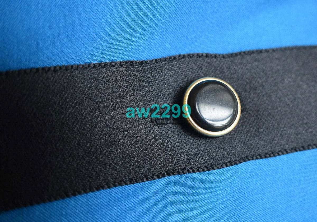CHANEL 07A MOST WANTED DRESS 38 BLUE & BLACK NEW