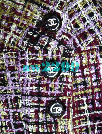CHANEL 98P Vintage Most Wanted Runway 2PC Tweed Shorts & Jacket set 40 38