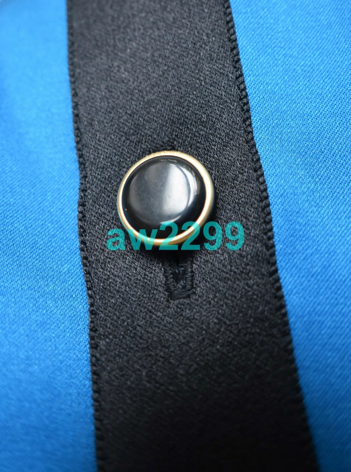 CHANEL 07A MOST WANTED DRESS 38 BLUE & BLACK NEW