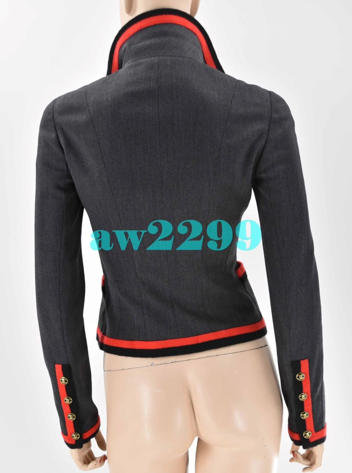 Chanel 94A 1994 Vintage Most Wanted Runway Jacket Blazer Cc Fr 36 38 Grey