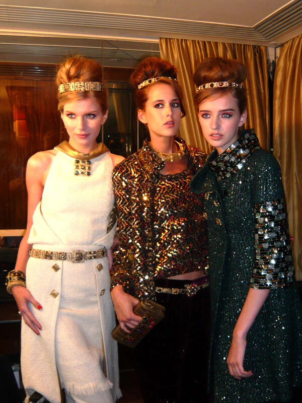 Chanel Pre‑Fall 2011 Paris Byzance Runway Tweed Dress Fr 38 36
