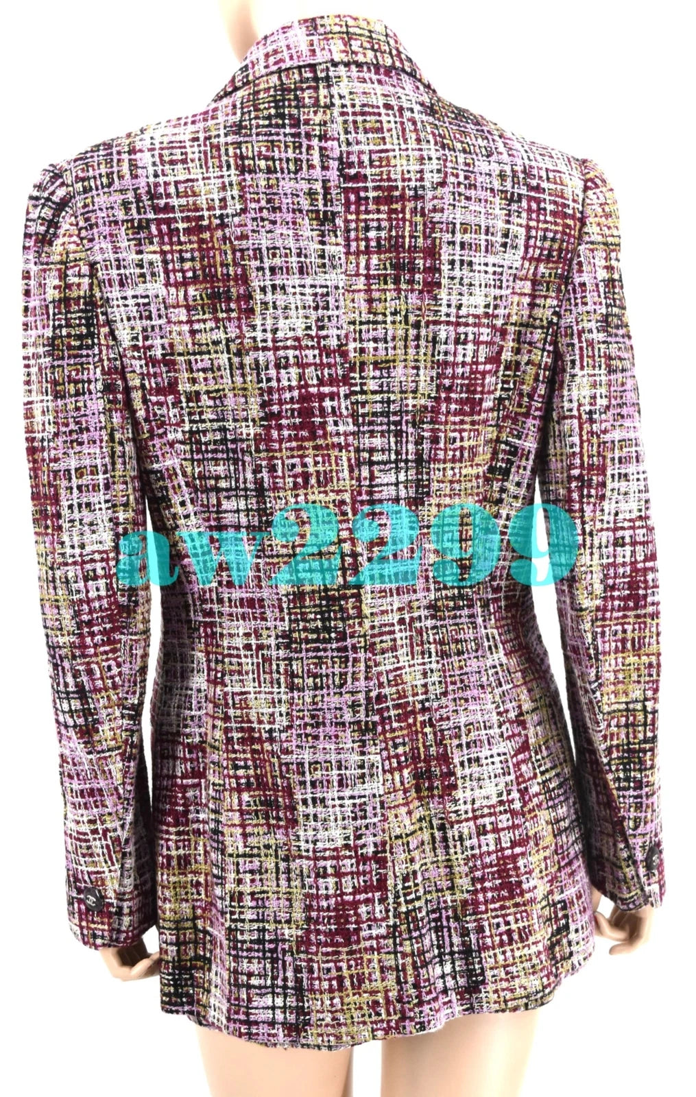 CHANEL 98P Vintage Most Wanted Runway 2PC Tweed Shorts & Jacket set 40 38