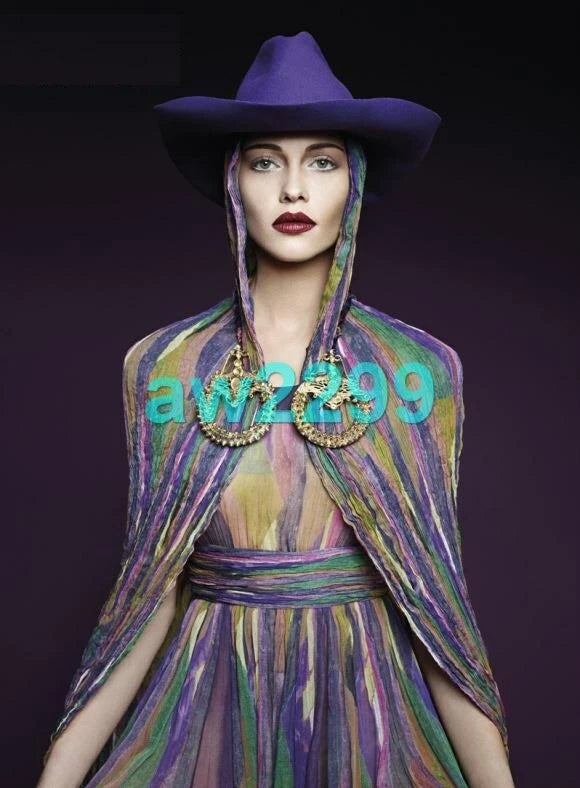 CHANEL 2012 MOST WANTED RUNWAY 2 PC MAXI DRESS WITH SCARF CC LOGO MULTI NEW 38